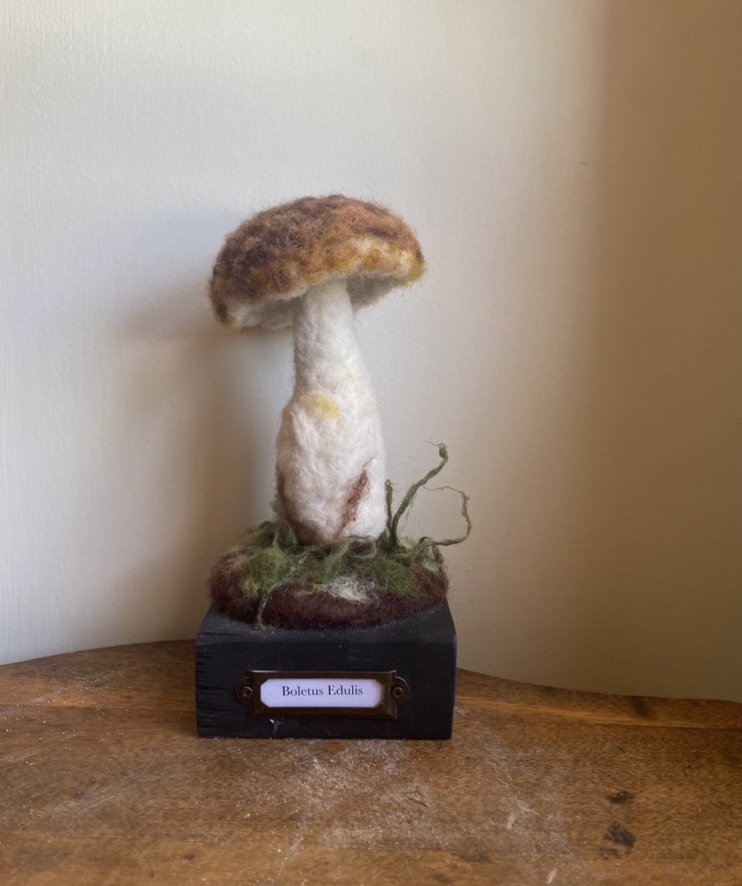 felted mushroom